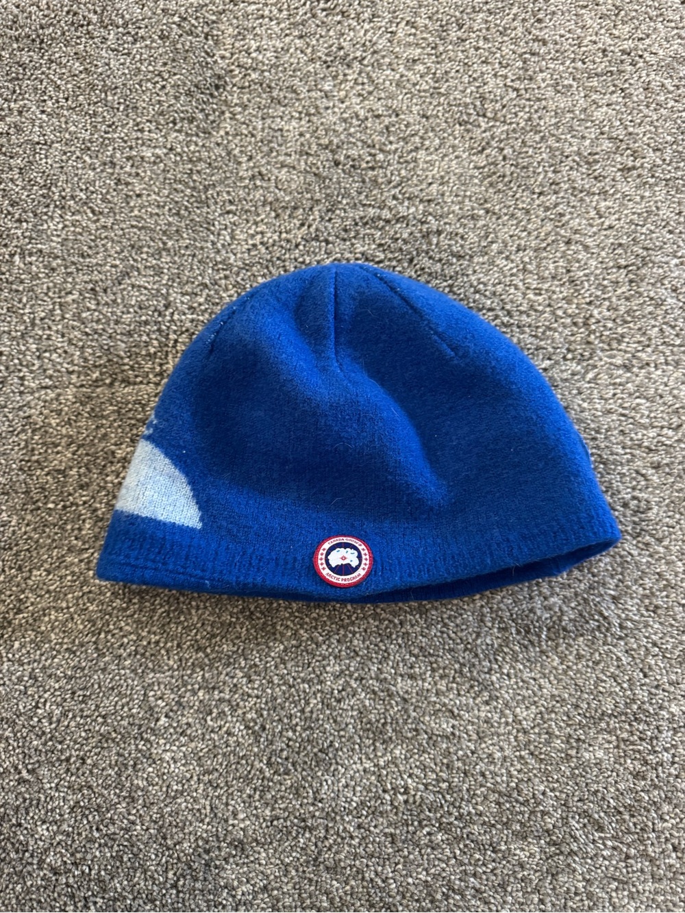 Canada Goose Toddler Royal Blue Knit Beanie